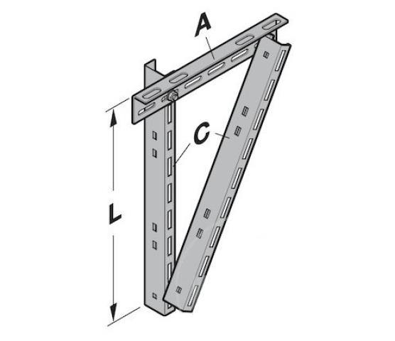 Hörmann opphengsjern C45 L = 1145mm