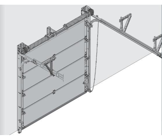 Hörmann opphengsjern C45 L = 1145mm