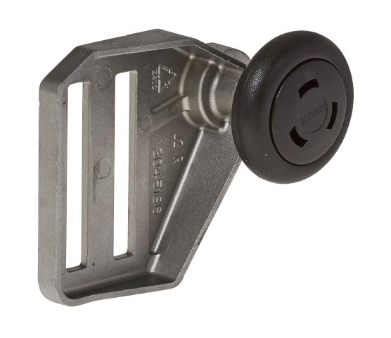 Hörmann løpehjulholder øverste høyre m/løpehjul, N-beslag