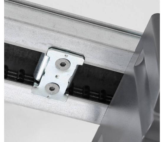 Hörmann endestopper for portånerskinne.