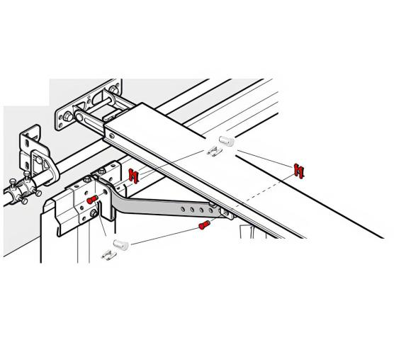 Hörmann låsebolt til portmotorarm