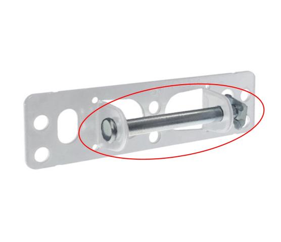 Hörmann bolt m/klips til portmotorskinne og veggfeste